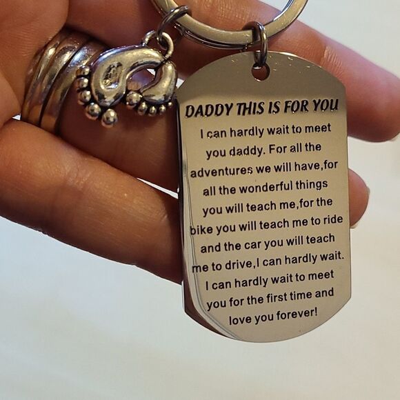 Unbranded Other - Fashion Jewelry "Daddy" Dog tag Keychain. Great gift for soon to be daddy.